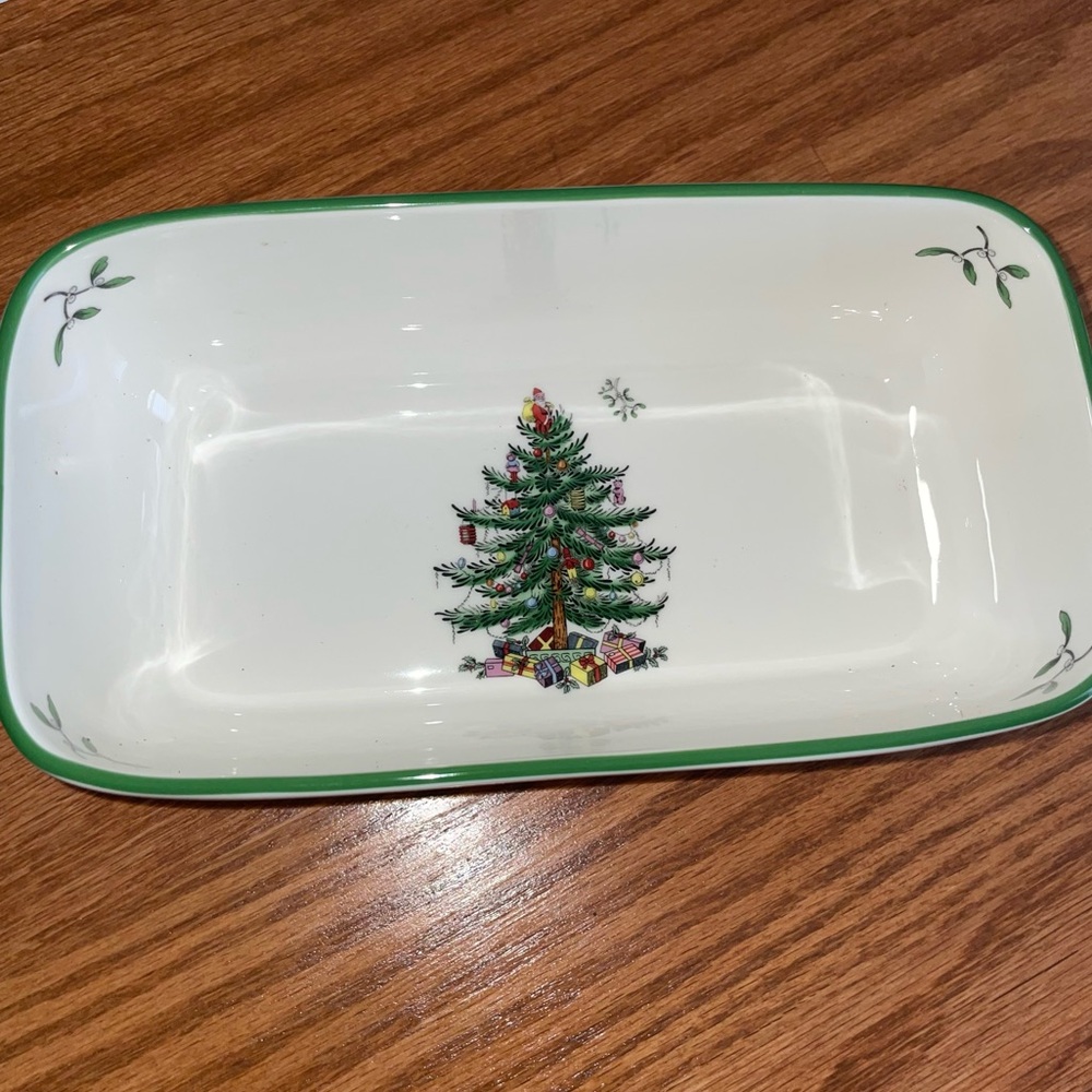 Spode Cranberry Serving Dish